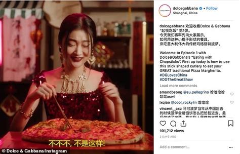 dolceandgabbana accused of racism over advert showing chinese woman