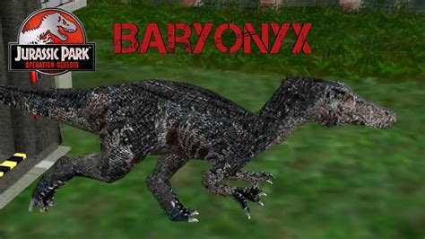 Baryonyx Jurassic World Operation Genesis 25 Youtube