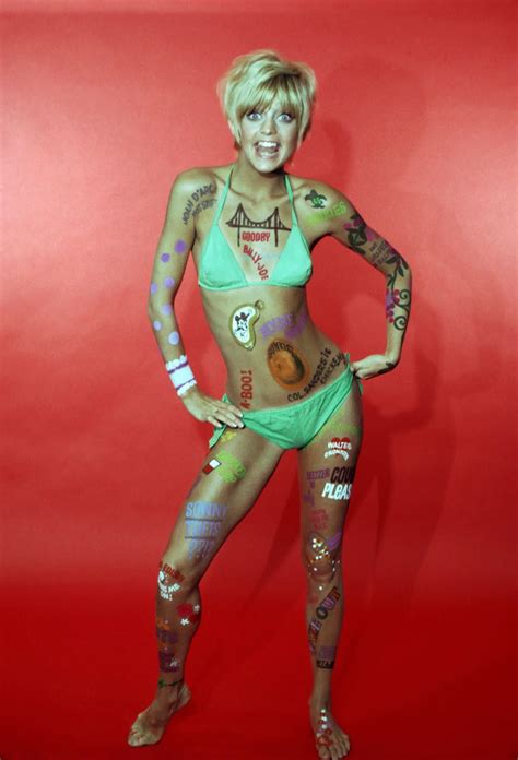 goldie hawn s laugh in bikini photoshoot ca 1960s ~ vintage everyday