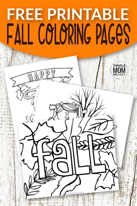 printable fall coloring pages