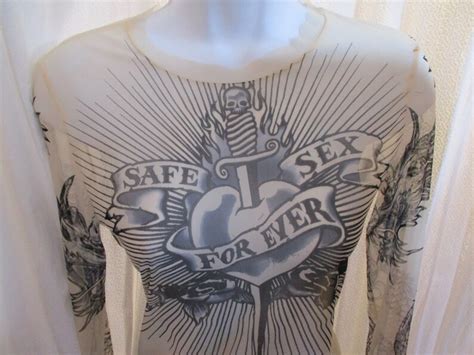 Hold 1990 S Jean Paul Gaultier Safe Sex Forever Tattoo Etsy