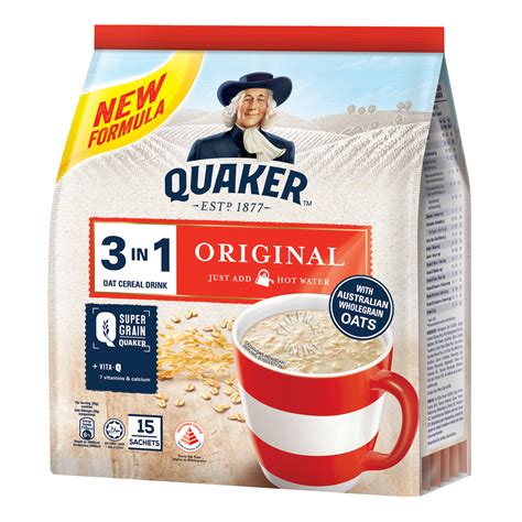 quaker    instant oat cereal drink original ntuc fairprice