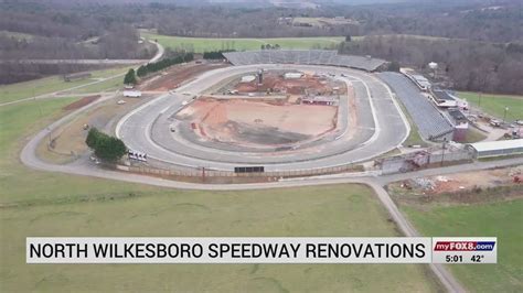 north wilkesboro speedway renovations underway   cup series