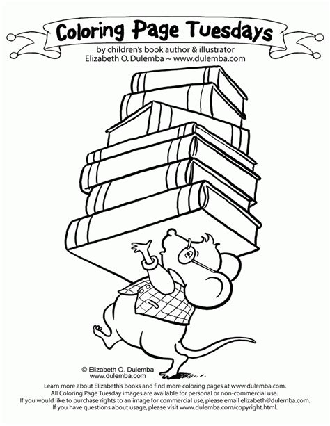 national library week coloring pages   national