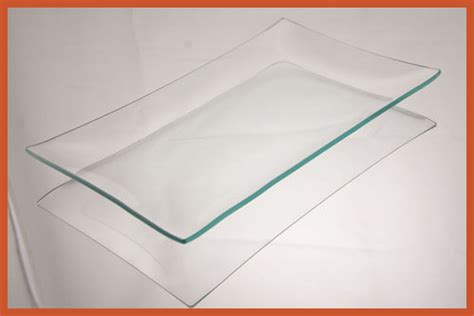 6 X 10 Rectangle Clear Glass Plate