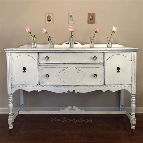 simple white buffet general finishes  design challenge