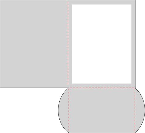pocket card template  svg  pazzles