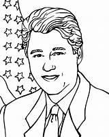 Clinton President Coloring Bill Pages Andrew Jackson Print Book George Madison James Presidential Kids Coloringpagebook Washington sketch template