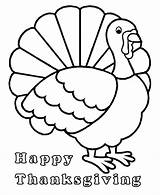 Thanksgiving Coloring Turkey Sheets Outline Simple Pages Color Kids Happy Activity November Printable Cute Turkeys Easy Printables Sheet sketch template