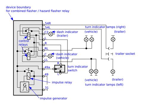 pin led flasher relay wiring diagram loomica