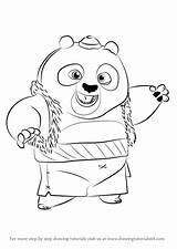 Panda Kung Fu Draw Drawing Bao Sketch Coloring Step Pages Drawings Drawingtutorials101 Learn Cartoon Paintingvalley Tutorials Choose Board sketch template