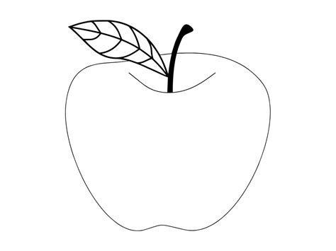 apple outline svg apple svg apple clipart apple files  cricut
