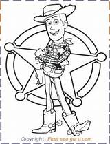 Toy Coloring Story Woody Pages Printable Kids Print Cartoon sketch template