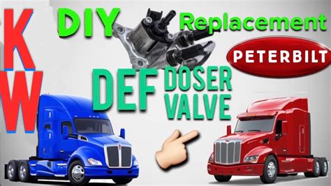def dosing valve replacement kenworthpeterbilt youtube