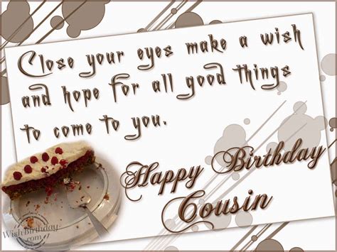 happy birthday   sweet cousin wishbirthdaycom