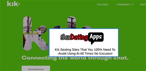Kik Sexting Sites That You Need To Know About The Worst