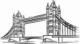 Bridge Londres Londra Colorare Ausmalbilder Puente Torre Drawing Clipart Kolorowanka Monumentos Supercoloring Ausmalen Kolorowanki Londynie Druku Galeries Brytania Wielka Malvorlage sketch template