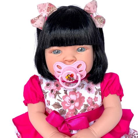 boneca bebe reborn completa siliconad mais barata linda r 139 90 em