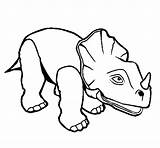 Triceratops Coloring Ii Book Coloringcrew Colorear Dinosaurs sketch template