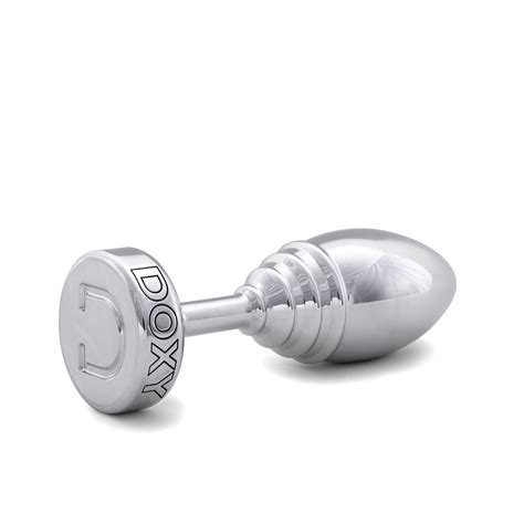 Doxy Butt Plug Ribbed Weighted Metal Butt Plug