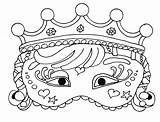 Carnival Mask Kids Coloring Print Pages Masks Color Kid Food Printable Getcolorings Colorings sketch template