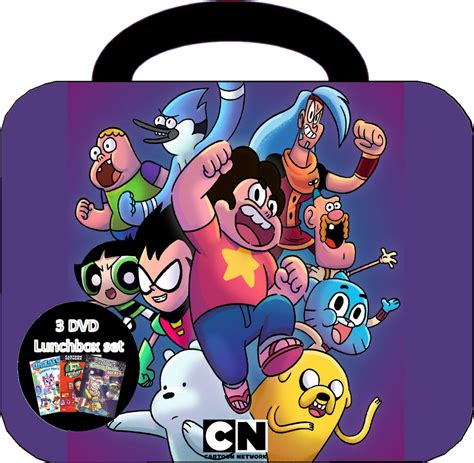 cartoon network dvd lunchbox set  jackset  deviantart