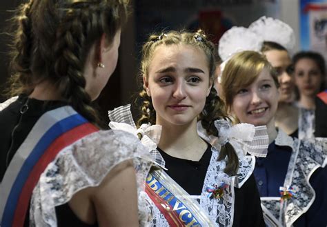 ‘last bell tolls for russia s high school graduates