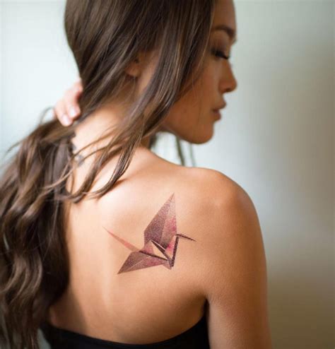 beautiful origami inspired tattoo designs tattooblend