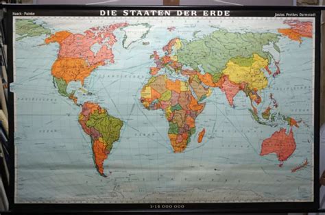 world map world countries earth poster wall chart mural print