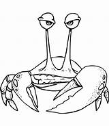 Crabe Toupty Fonctionnent Peux Boutons Servir Navigateur Dessus Gratuitement Coloriageaimprimer sketch template