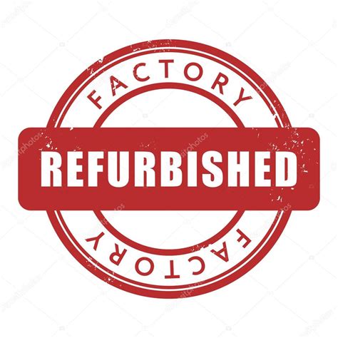 factory refurbished stamp stock vector  missbobbit