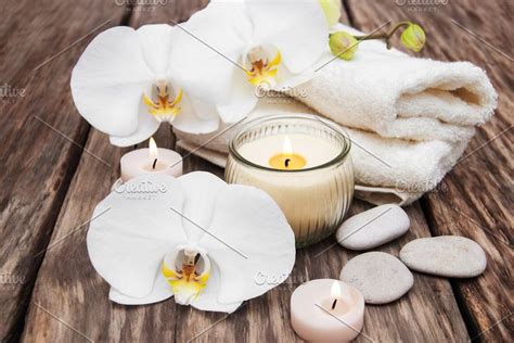 spa concept white orchids orchid flower orchids