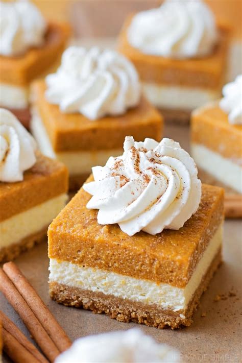 Layered Pumpkin Pie Cheesecake Bars The Best Blog Recipes