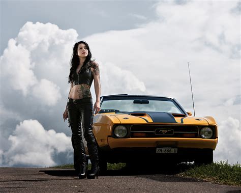 muscle car collection muscle car and girls