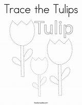 Tulips Twistynoodle Tracing Noodle Worksheets sketch template