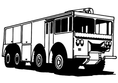 coloring page fire engine  printable coloring pages img