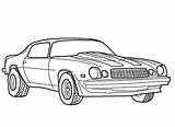 Coloring Camaro Car Pages Muscle Bumblebee Cars Chevrolet Color Ss Chevy Old Drawings Fashioned Printable Tocolor Classic 1969 Nova Getcolorings sketch template