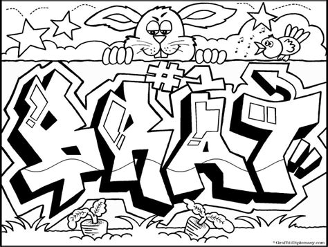 graffiti coloring pages  print coloring home
