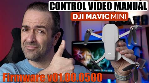 mavic mini control manual en video por fin nuevo firmware  youtube