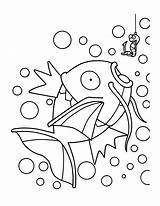 Pokemon Coloring Pages Sheets Kids Dibujos Colorear Para Printable Colouring Color Lapras Magicarp Games Book Print Template Pintar Fish Bestcoloringpagesforkids sketch template