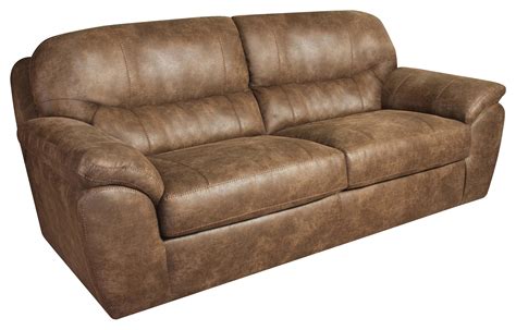 casual faux leather plush sofa  corinthian wolf  gardiner wolf furniture