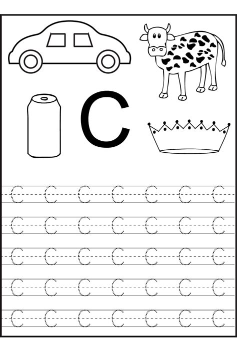 trace  letter  simple preschool crafts