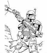 Coloring Hunter Bounty Wars Star Fett Pages Boba Printable Stormtrooper Clone Hunting Lego Drawing General Gun Print Kids Rex Captain sketch template