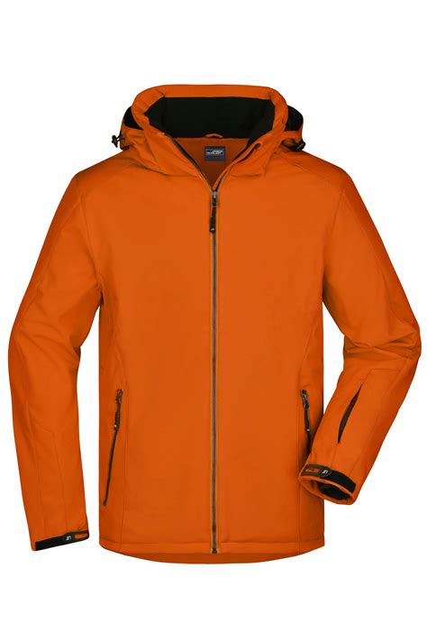 Homme Veste Sport Dhiver Homme Orange Foncé Daiber