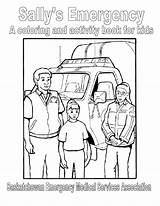 Coloring Paramedic Pages Popular sketch template