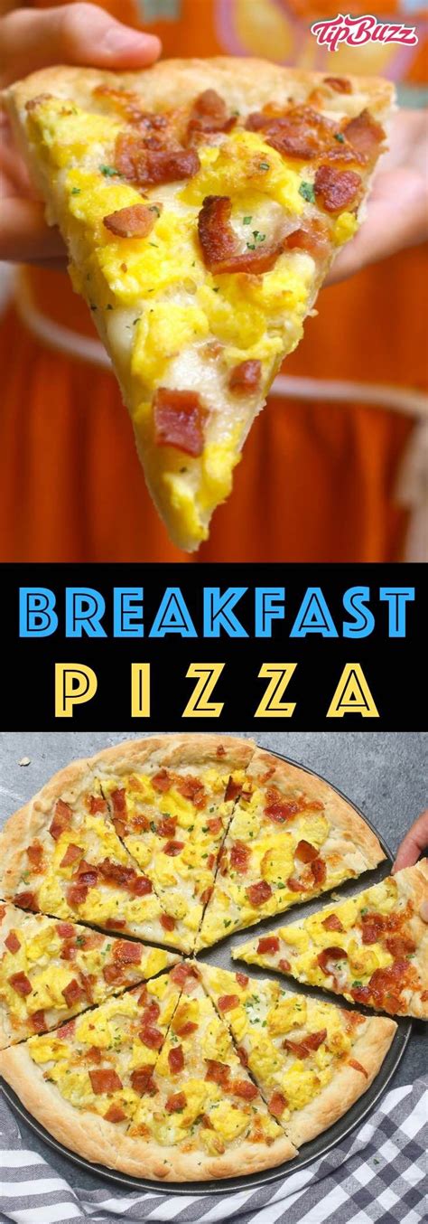 breakfast pizza {bacon egg and cheese} tipbuzz in 2023 breakfast