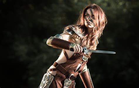 Dagger Warrior Hunter Cosplay Women The Elder Scrolls V Skyrim