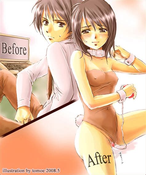 rule 34 before and after beige skin blush brown hair