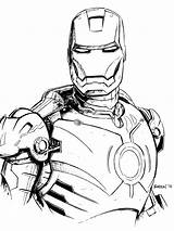 Iron Man Coloring Color Print Kids Pages Beautiful Children sketch template