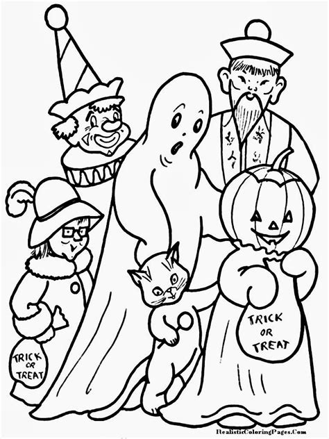 halloween pages  print  color coloring pages full